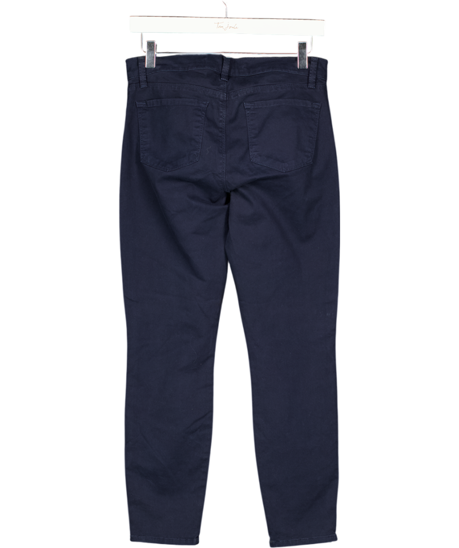 J BRAND Navy Blue Mid-rise Skinny Jeans W27