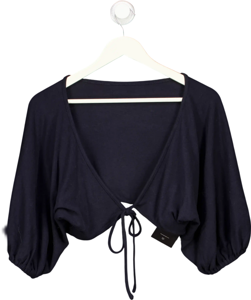First Floor Blue Wrap Around Top UK S
