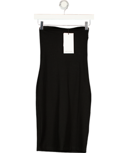 THE PARK Black Chiara Strapless Power 3 Mini Dress UK S