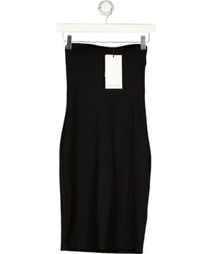 THE PARK Black Chiara Strapless Power 3 Mini Dress UK S