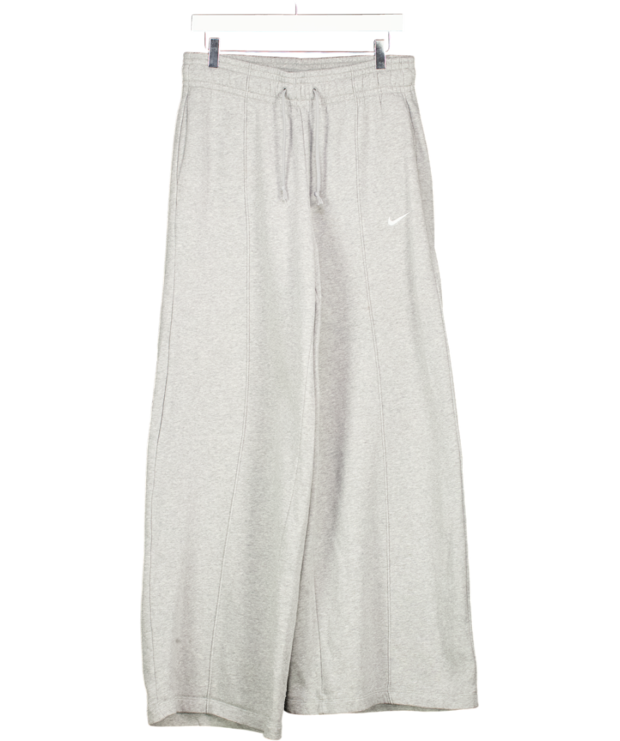 NIKE Grey Marl Wide Leg Jogger UK M