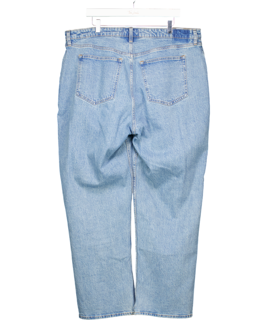 Abercrombie & Fitch Blue High Rise Vintage Straight Jean UK 20
