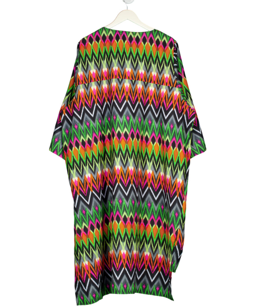 YOURS Multicoloured Zig-zag Kimono / Cover Up Jacket UK 16-20