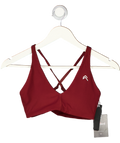 ONER ACTIVE Burgundy Red Sports Bra UK S