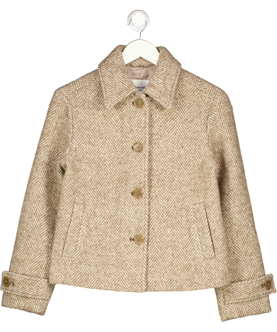 ZARA Beige Reversible Double-faced Jacket UK S