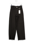 MANGO Black Catherin Culotte High Rise Jeans UK 6