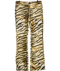 Sumwon Brown Animal Print Wide Leg Jeans W28