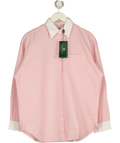 HOLLAND COOPER Winchester Shirt City Pink Stripe With Embroidered Logo UK S