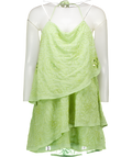 PEPPERMAYO On The Go Beaded Mini Dress - Mint Green UK 6