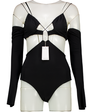 AMAZUIN Azhar Bodysuit Deep Black One Size
