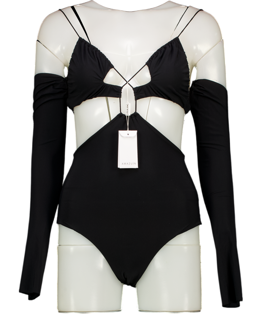 AMAZUIN Azhar Bodysuit Deep Black One Size