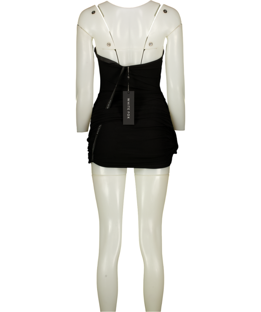 White Fox Black Mykonos Moonlight Mini Dress UK S