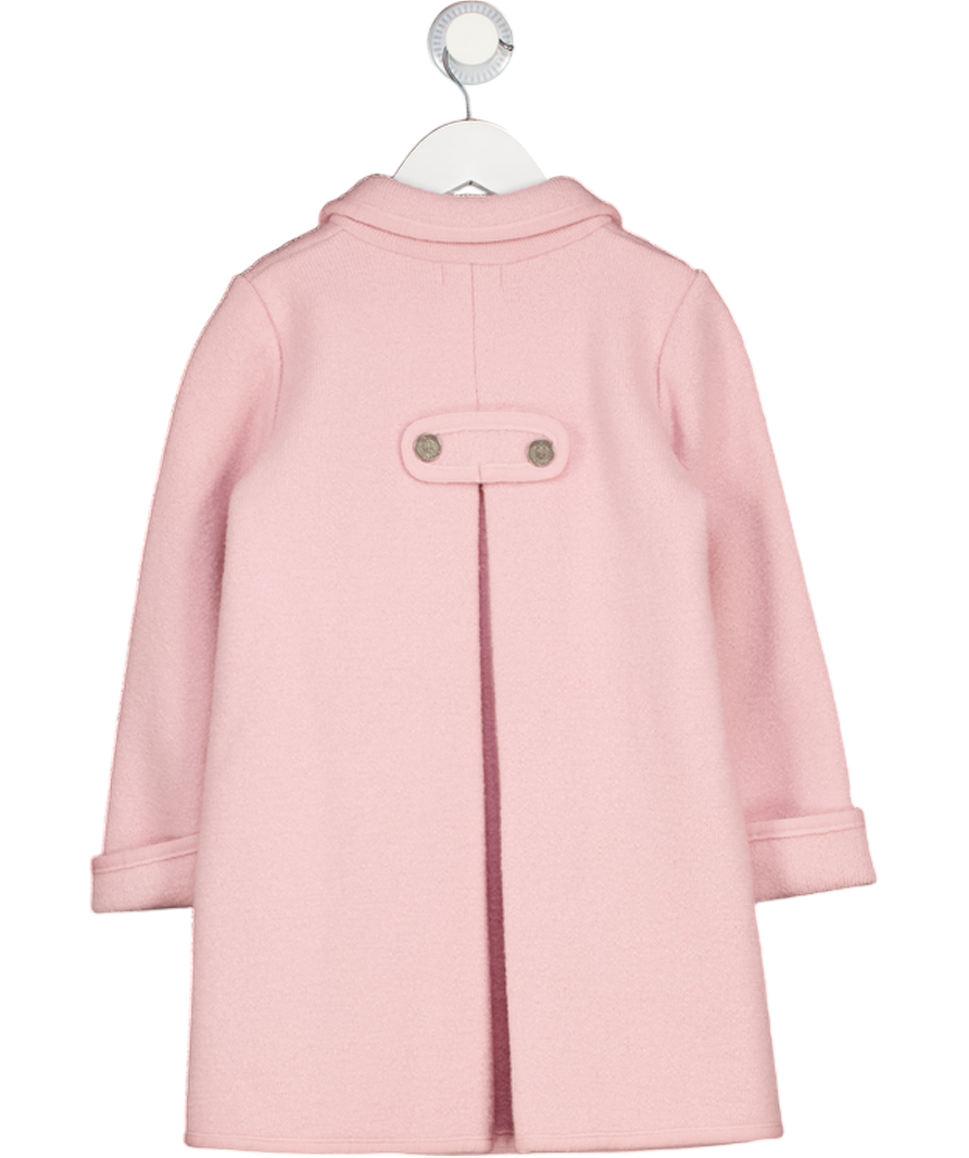 AMAIA LONDON 100% Merino Wool Razorbil Coat Pink 4 Years