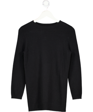 Talbots Black Cashmere Crewneck Sweater UK S