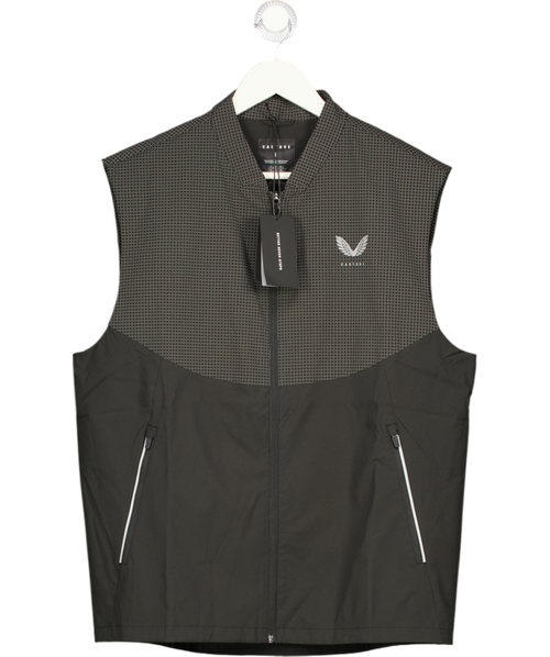 CASTORE Black Water Repellent Running Gilet UK L