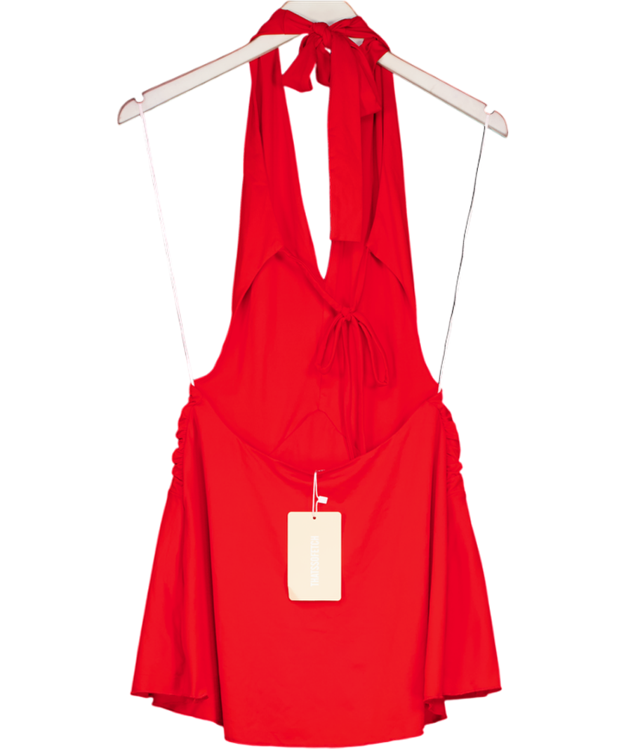 thats so fetch Red Sarisa Dress UK S