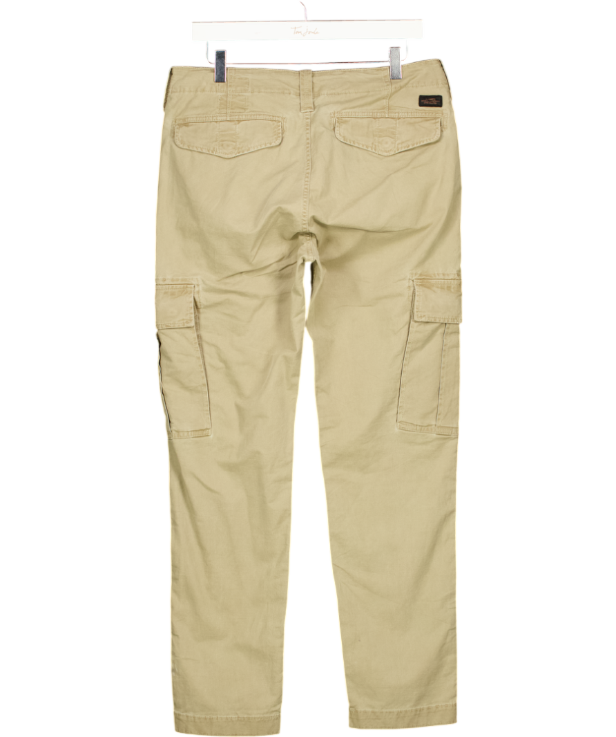 Superdry Beige Para Cargo Slim Pants UK L