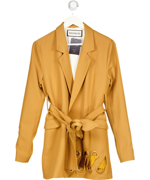 BBX BRAND Beige Camel Belted Jacket UK 8