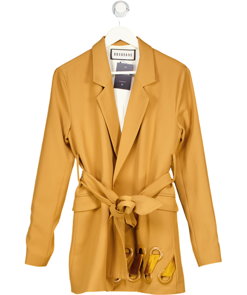 BBX BRAND Beige Camel Belted Jacket UK 8