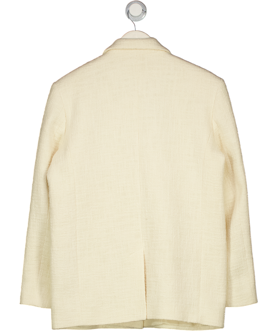WEEKEND & BEYOND Cream Boucle Blazer UK S