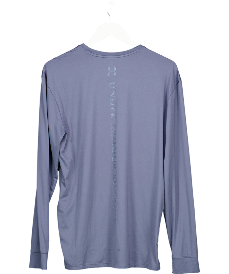 Under Armour Blue Run 96 Long Sleeve T-shirt UK S