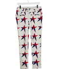 Perfect Moment White / Red / Blue Star Print Ski Pants UK S
