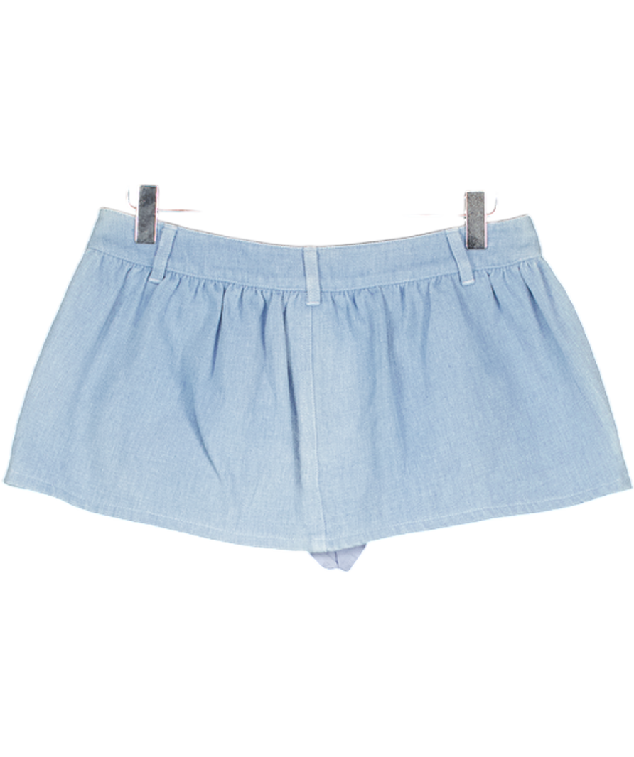 LOVERS AND FRIENDS Blue Charlette Mini Skort UK XS