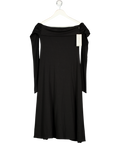 MINT VELVET Black Jersey Bandeau Maxi Dress UK XS
