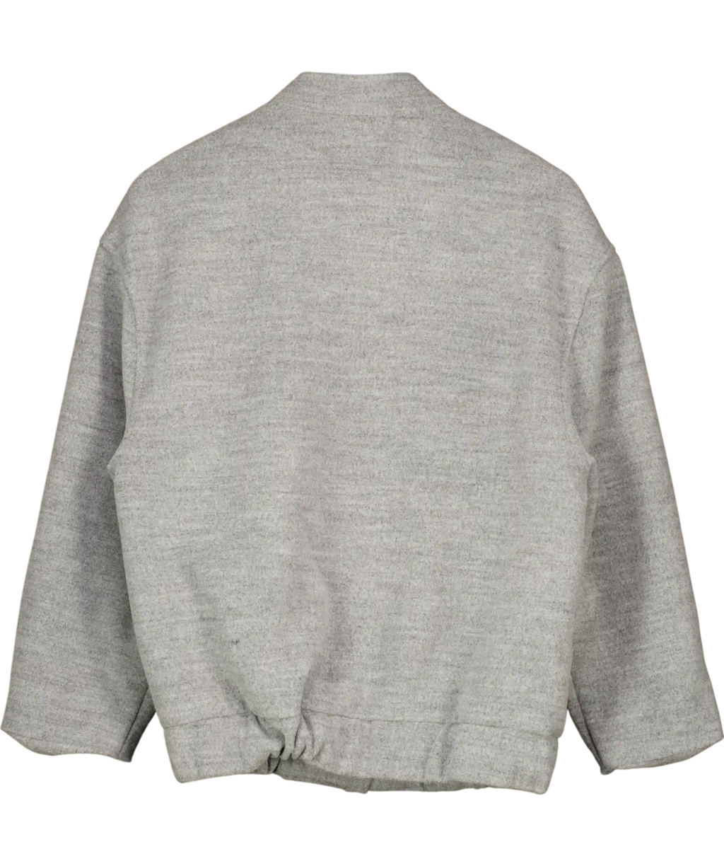 WAT. THE BRAND Ultimate Bomber Jacket In Grey UK 10