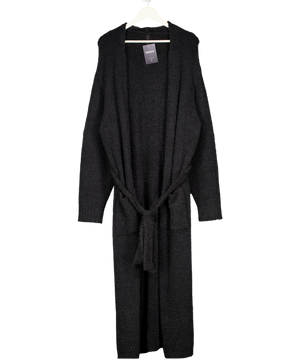 SKIMS Grey Boucle Knit Robe UK S/M