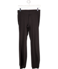 FREE PEOPLE MOVEMENT Black Slim Cuffed Let's Bounce Bubble Activewear Trousers UK M