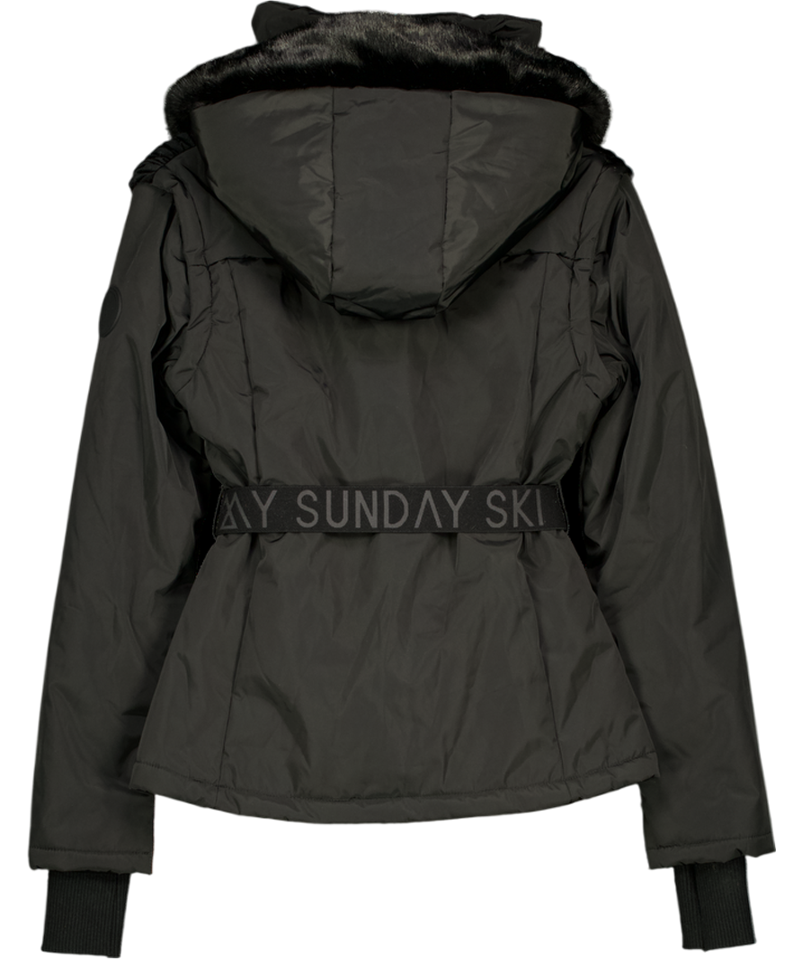 MY SUNDAY SKI Black Ski-let Hybrid Ski Jacket And Gilet UK S