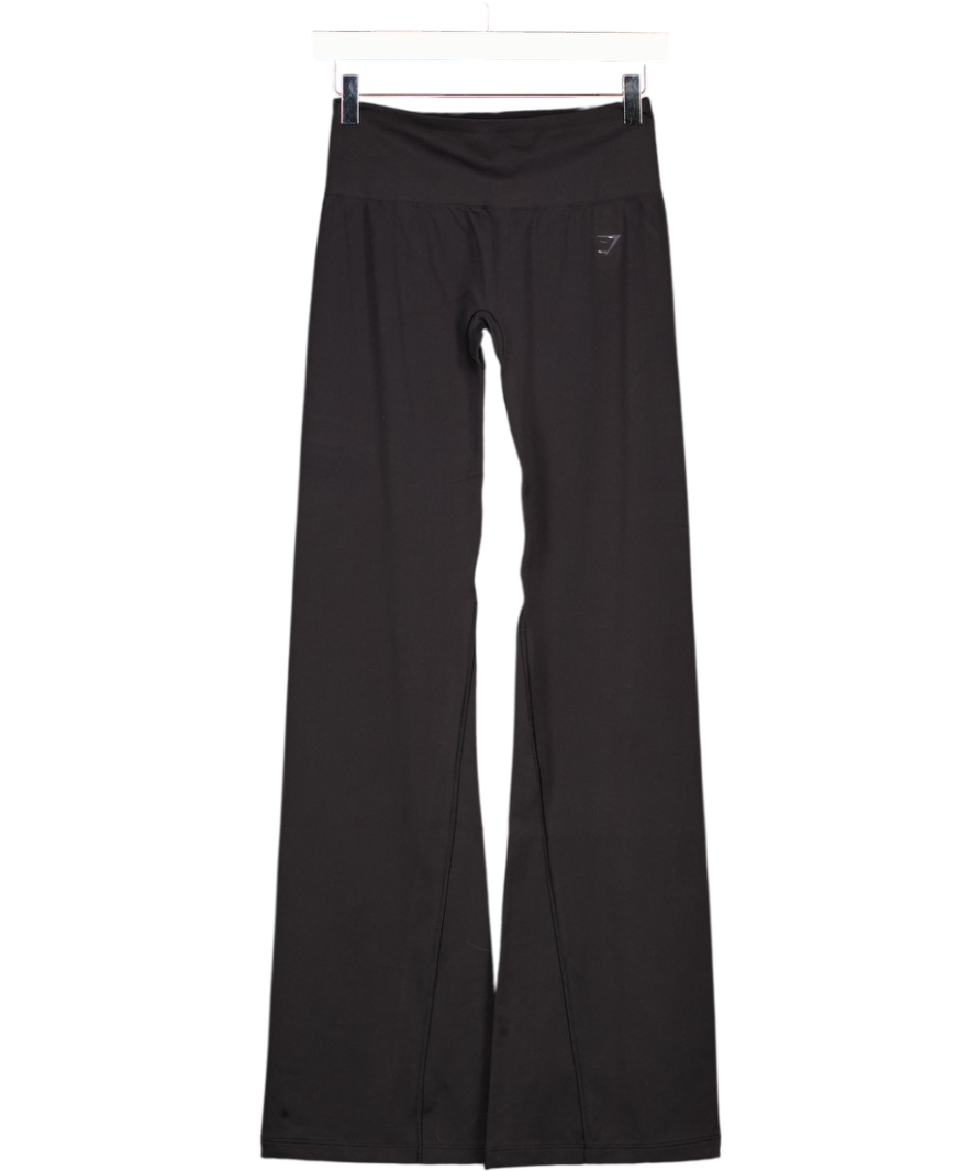 gymshark Black Soft Sculpt Flared Leggings UK M