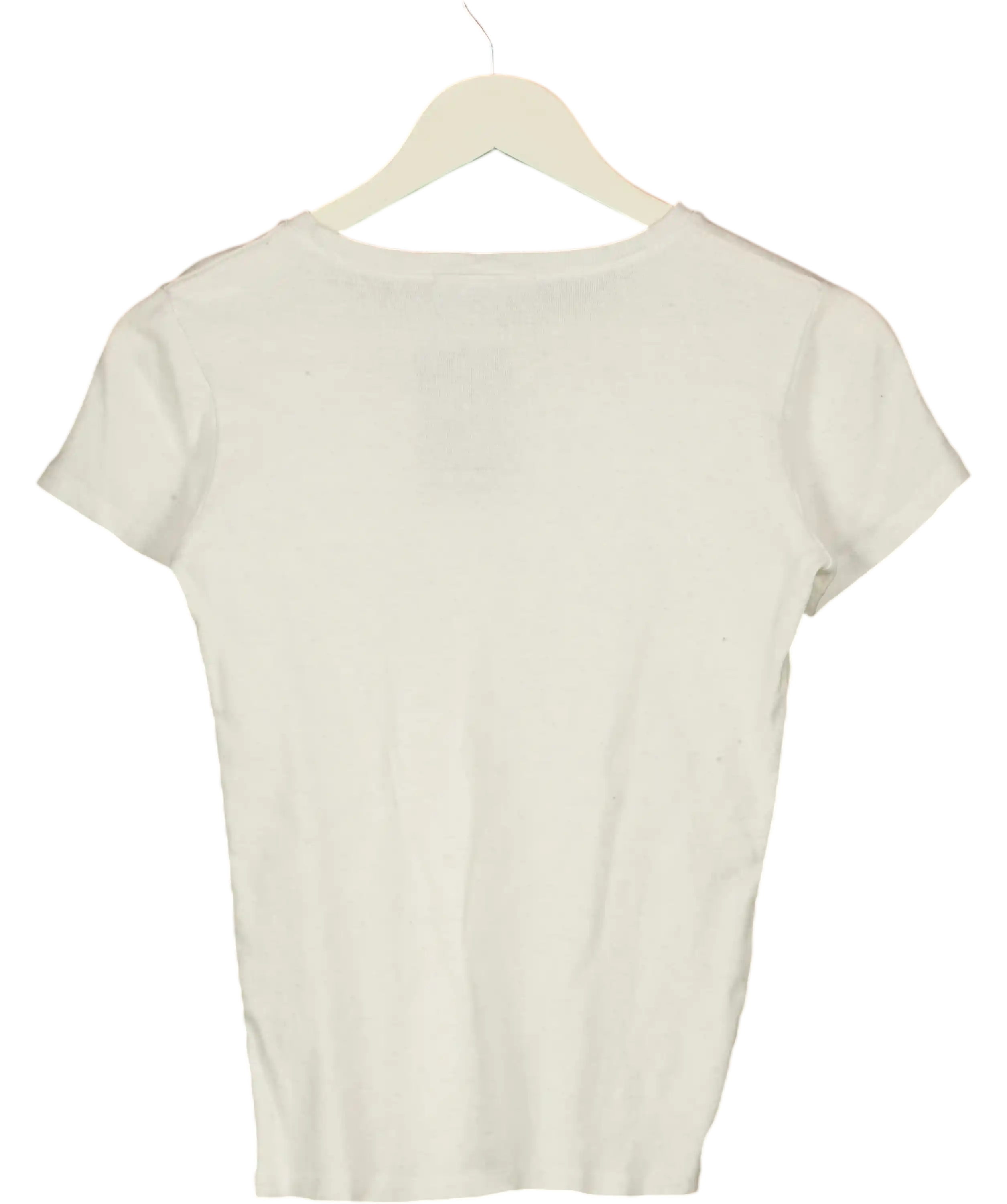 Brandy Melville White Ginny Top UK M