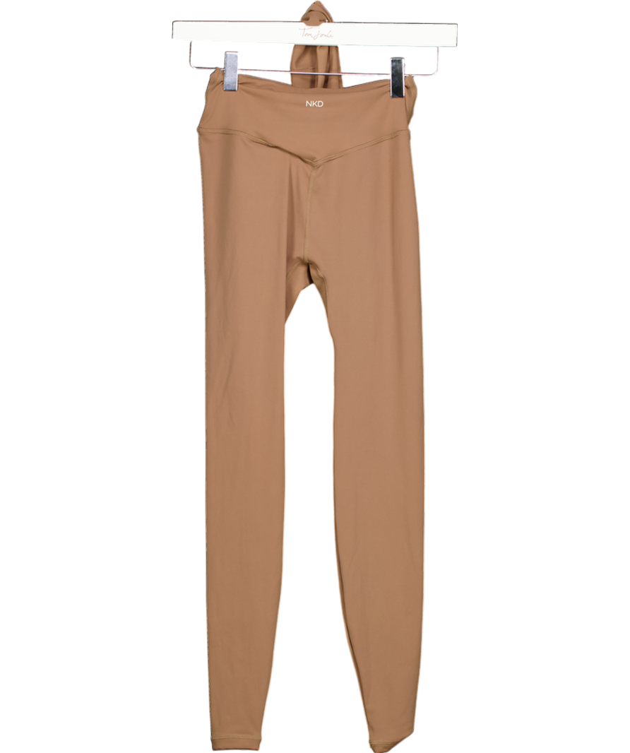 naked Brown Ultra High Waisted Leggings UK S