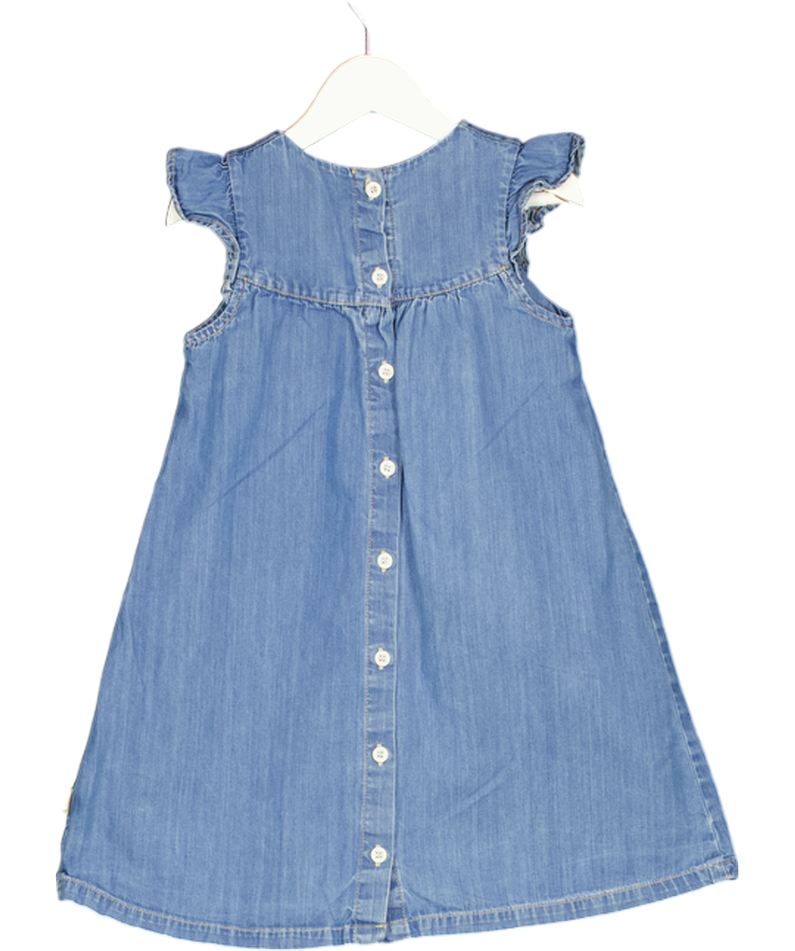 STEIFF Blue Denim Sleeveless Dress 3 Years