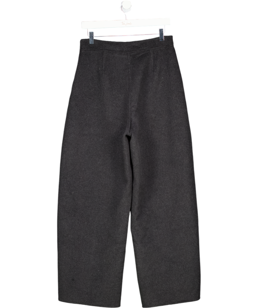 MANGO Grey Selection  Wool Balloon Trousers UK S