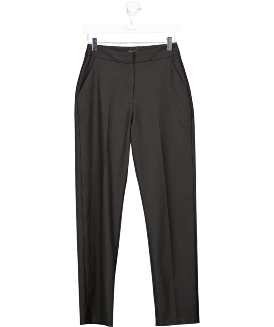 Karen Millen Black Essential Slim Fit Tailored Trousers UK 6