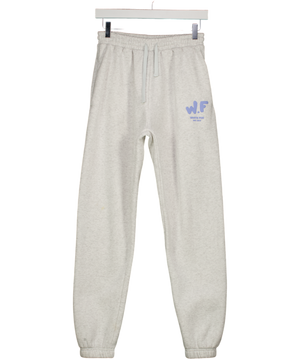WHITE FOX Grey Logo Sweatpants Joggers UK XS