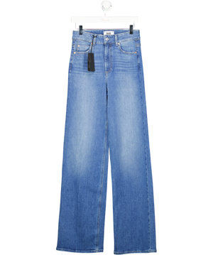 PAIGE Blue Sasha High Rise Loose Straight Leg Jeans W26