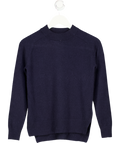 WHISTLES Navy Blue 100% Cashmere Crew Neck Jumper UK XS