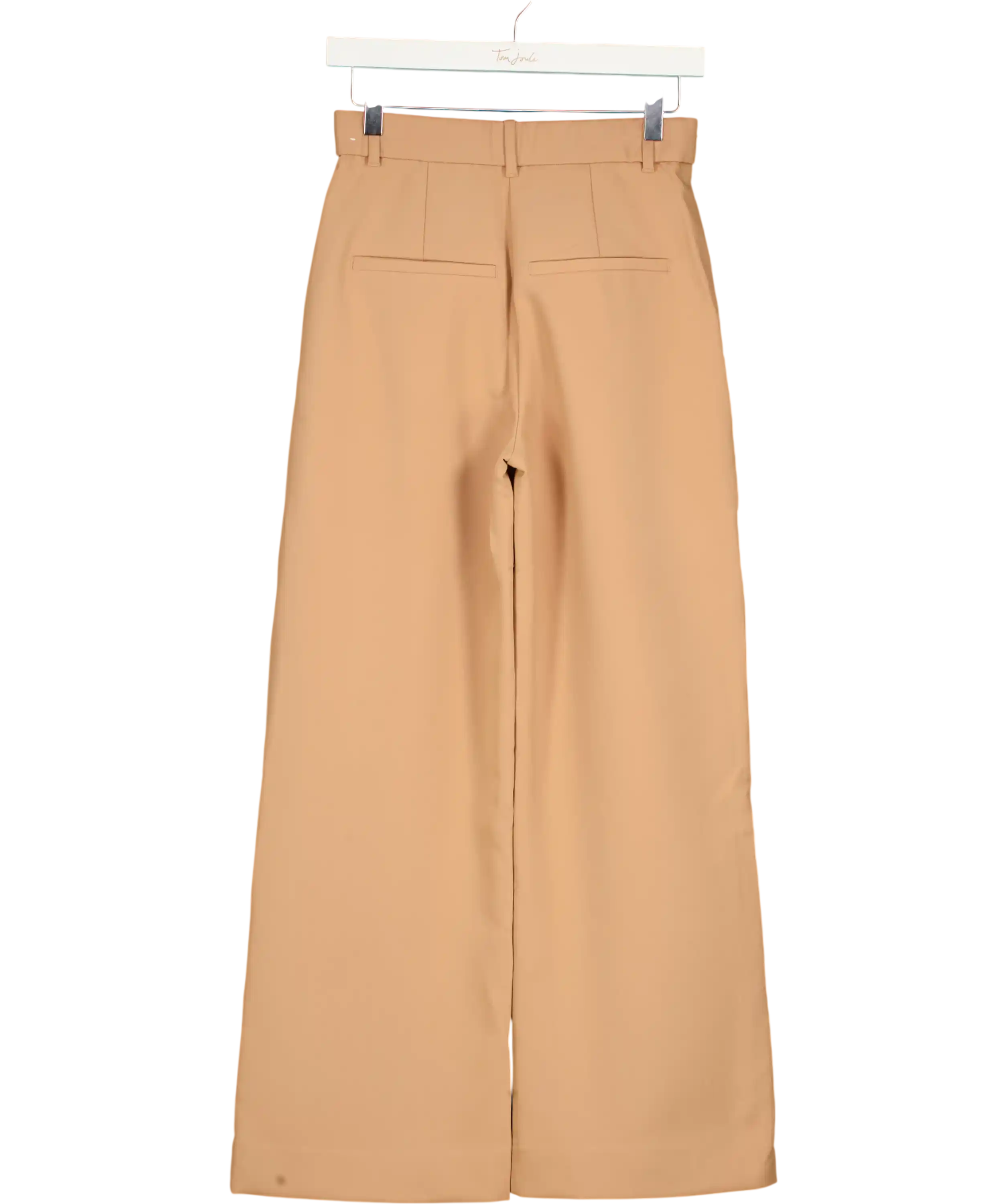 ABERCROMBIE & FITCH Abercrombie & Fitch Beige Sloane Tailored Wide Leg Trousers W26