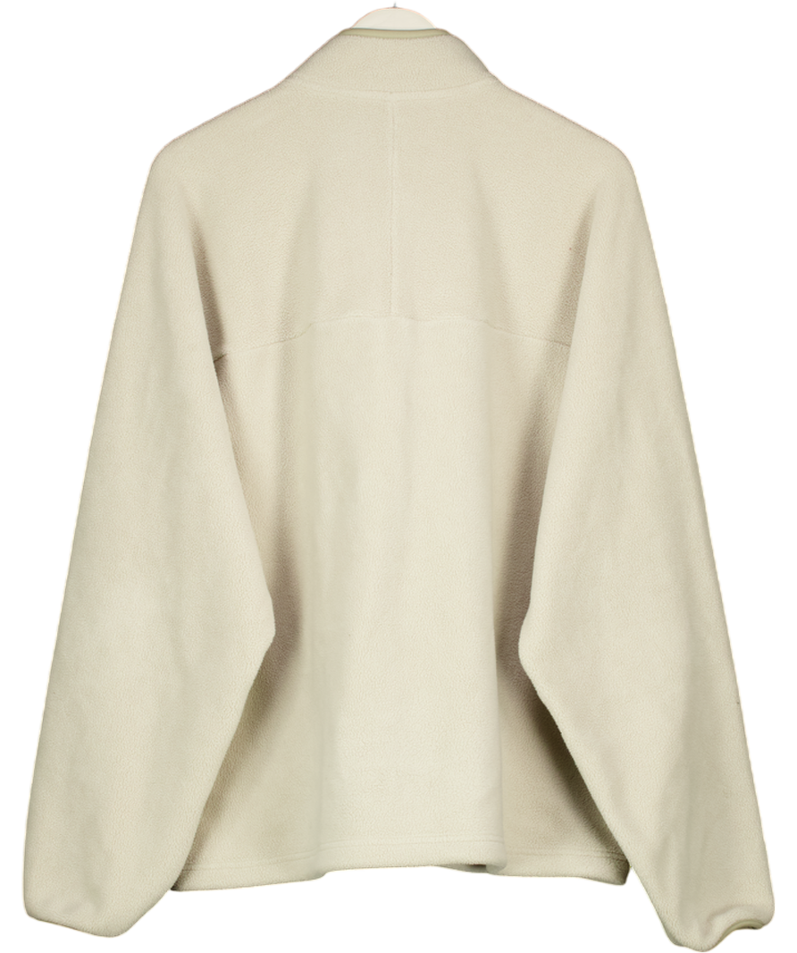 Uniqlo Beige Fleece 1/4 Zip  Top UK L