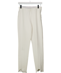 BOGNER SPORT White Elaine Functional Stirrup Trousers In Off-white Us4 UK 8