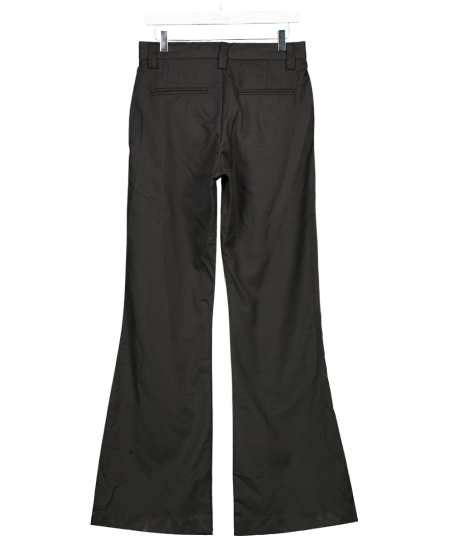 Jaded London Black Stacked Bootcut Suit Pants W28