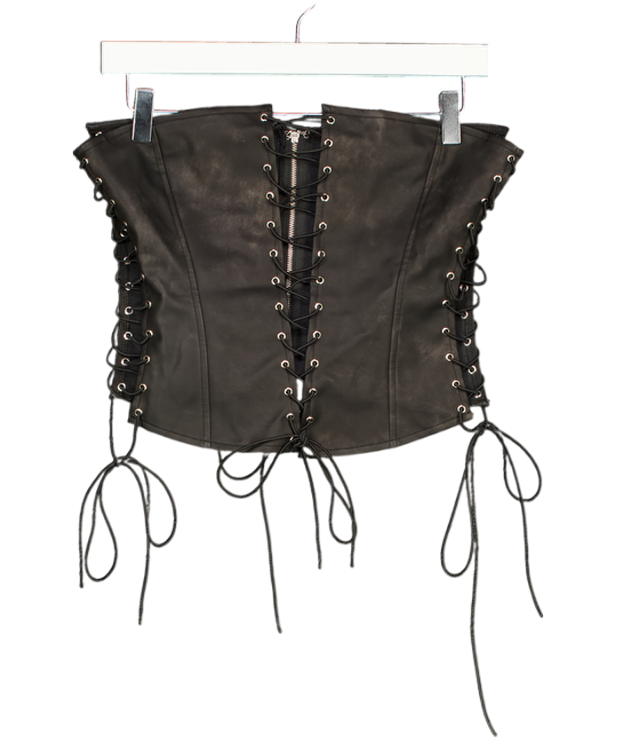 White Fox Black Glow All Night Bustier UK M