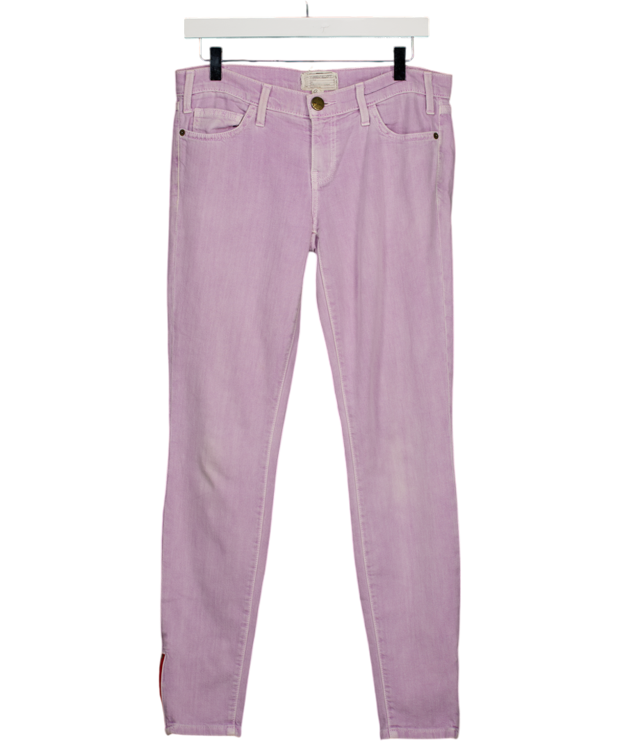 Current/Elliott Purple The Ankle Skinny Zip Jeans W27