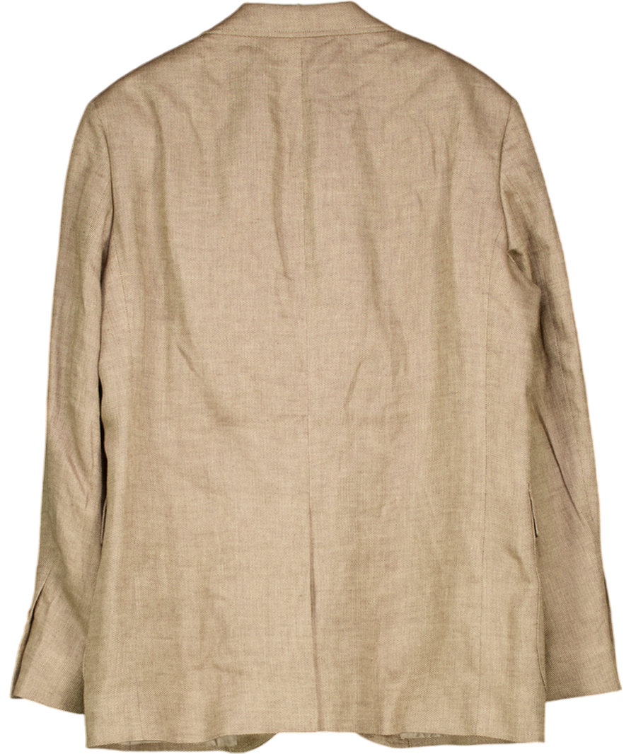 Polo Ralph Lauren Green Modern Fit Herringbone Blazer Green/beige UK 42" CHEST