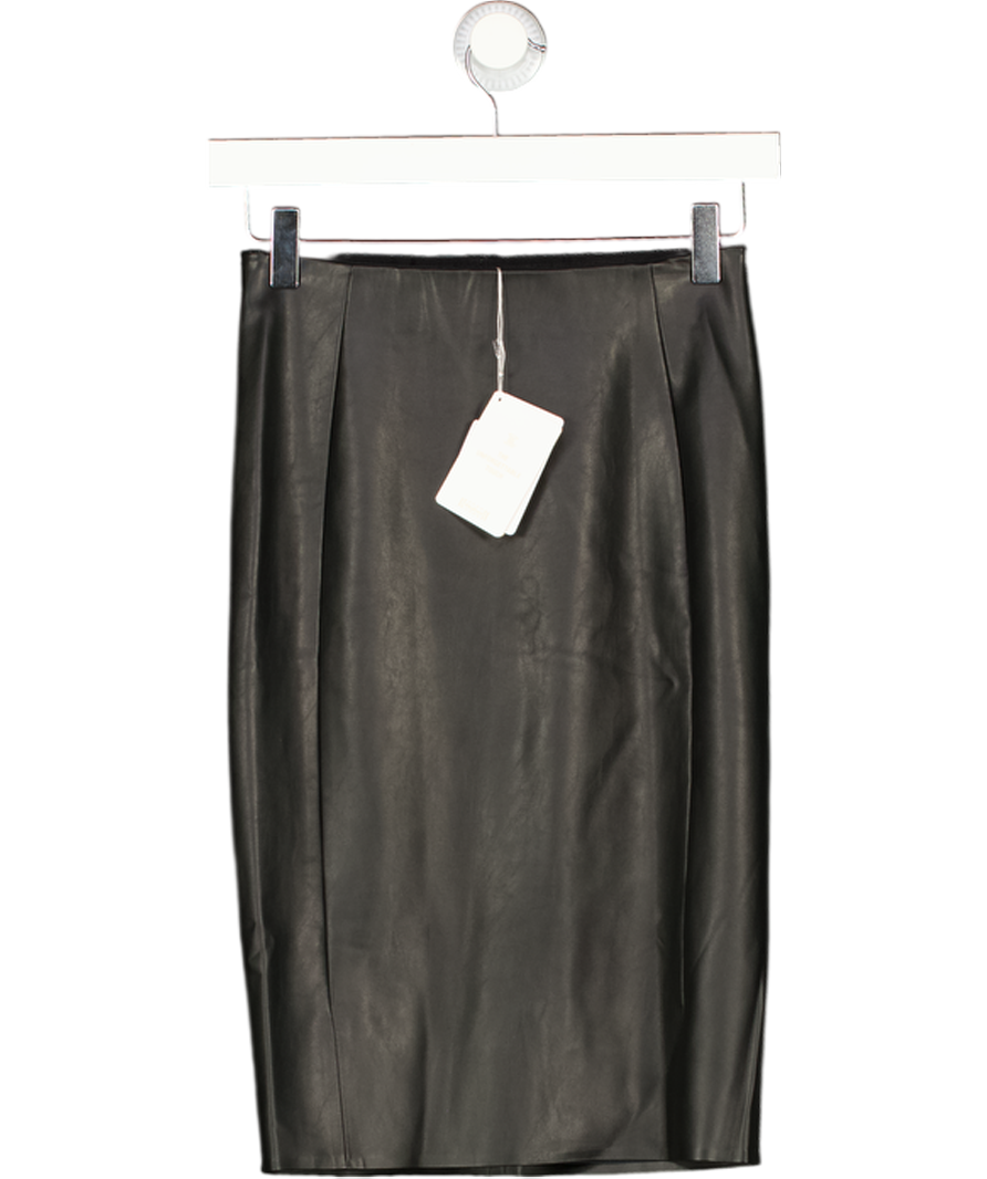 WOLFORD Black Jenna Midi Skirt UK 6