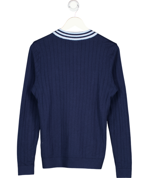 ADIDAS Blue Originals Cashmere Knit Sweater UK M